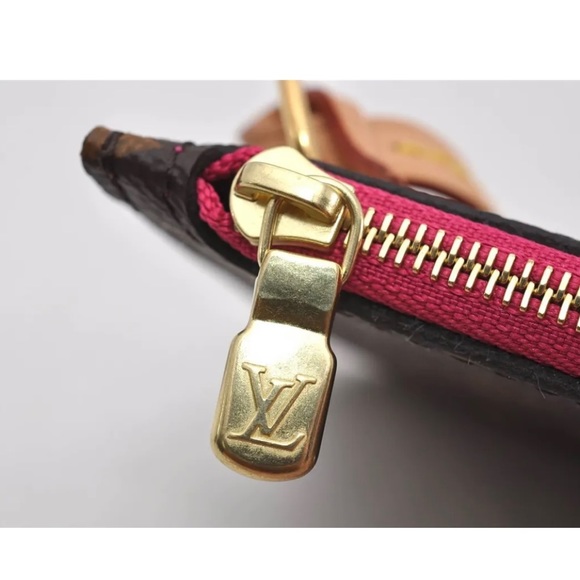 Authentic Louis Vuitton NEW neverfull PM pouch monogram pink lining - Picture 8 of 11